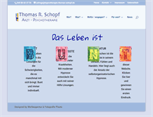 Tablet Screenshot of hypnotherapie-thomas-schopf.de